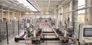 The networked production of Schmidt GmbH. This is controlled by A+W Cantor interfaces.