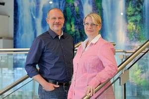 Geschäftsführerteam Julia Geburzi-Horn und robert Horn