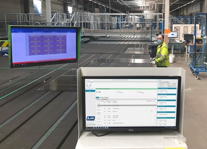 Zuschmitt-Steuerung mit A+W SmartFactory